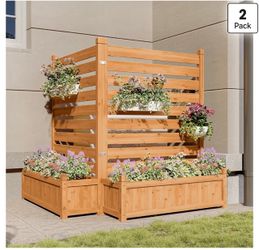 New in box, planter, 2 panels