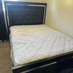 Queen bed frame ONLY - mattress NOT included 