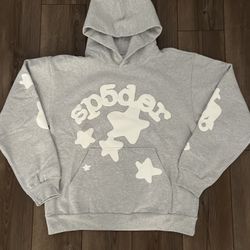 Grey Spider Hoodie 