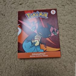 Mcdonalds Happy Meal Pokemon Dragapult Kit With Cards And Stickers Included 