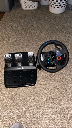 Ps5 Steering Wheel And Foot Pedals