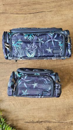 Lug Trolley cosmetic bag with mini