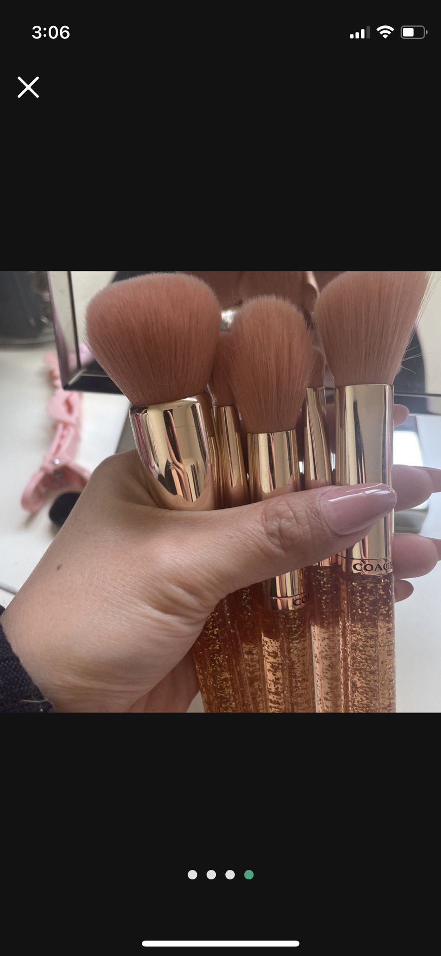 Make Up Brushes 5 Pieces Coach 