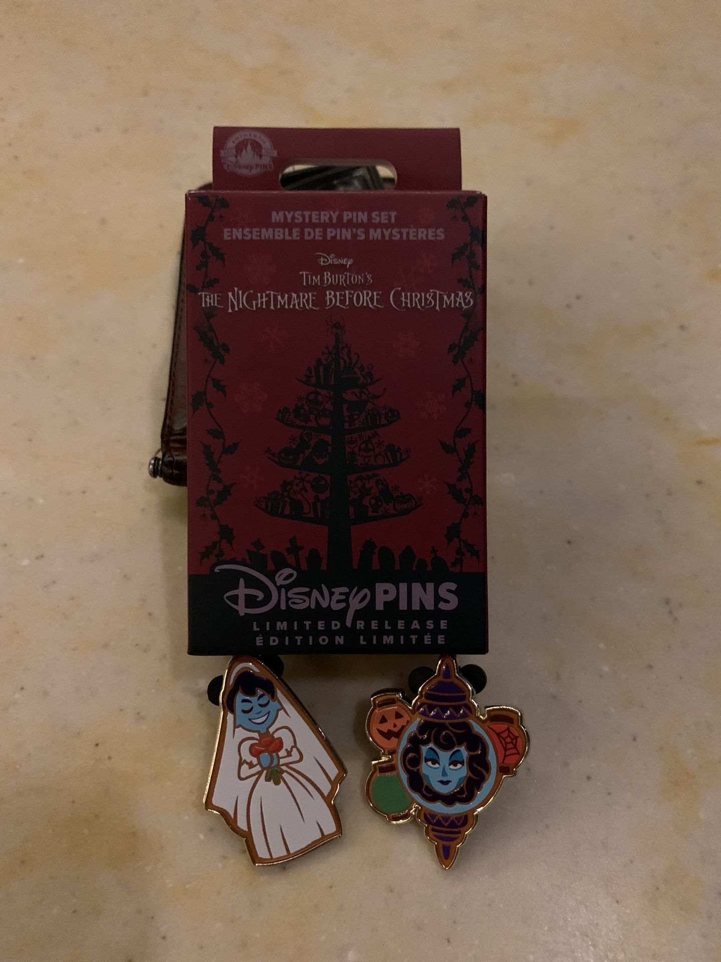 Disney Haunted Mansion Holiday Nightmare Before Christmas Mystery Pin