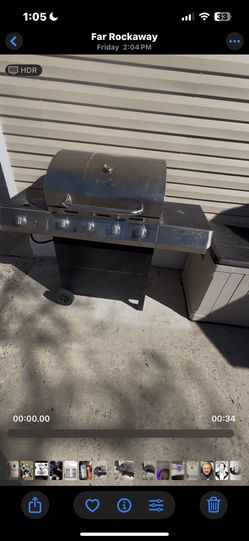 4-Burner Gas Grill with Side Burner 40000 BTU Char-Broil Classic 480