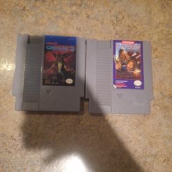 Nintendo NES Game Lot Take Both Of Them For $25