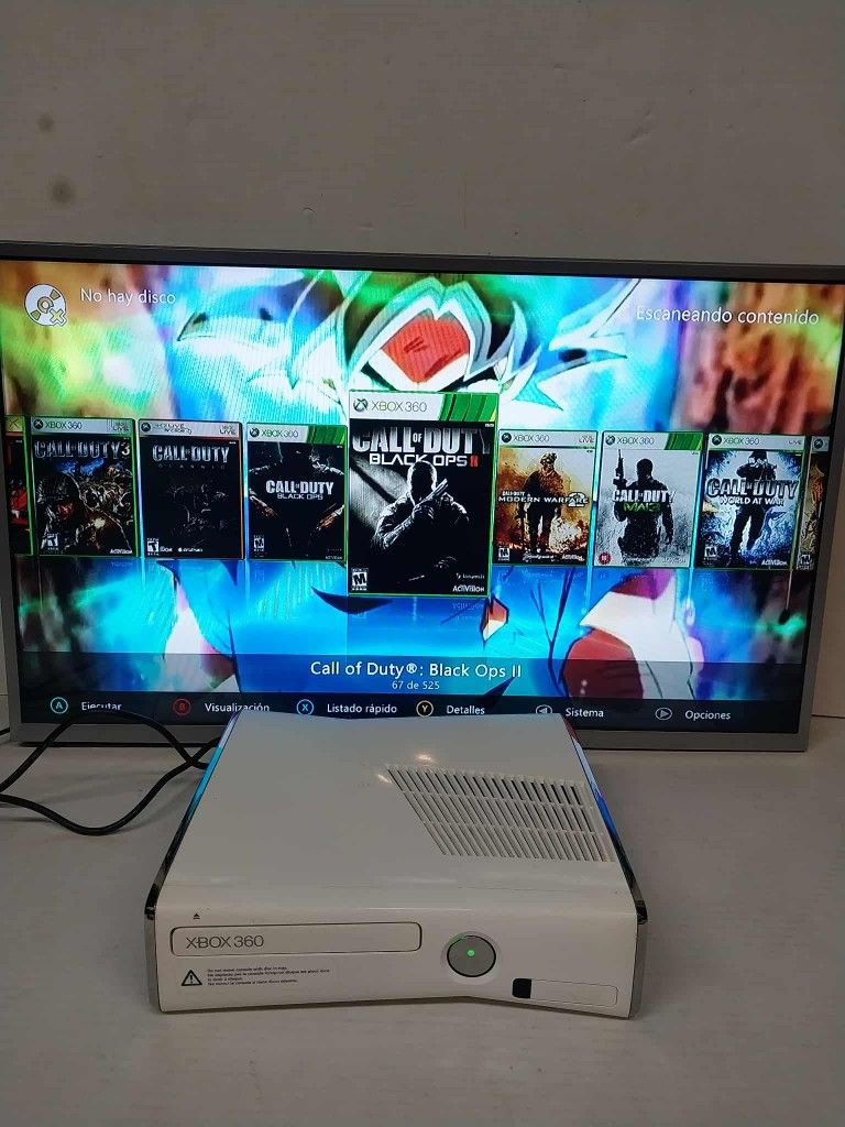 Xbox 360 Slim Wite 250$