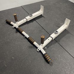 Wall-Mounted Pull-Up & Dip Station – Adjustable Multi-Grip