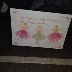 Large Ballerina Fairy Canvas