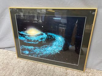“Approaching the Milky Way” Limited & Signed Lithograph by Jon Lomberg