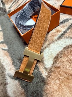 Hermès H Buckle Reversible Leather Belt