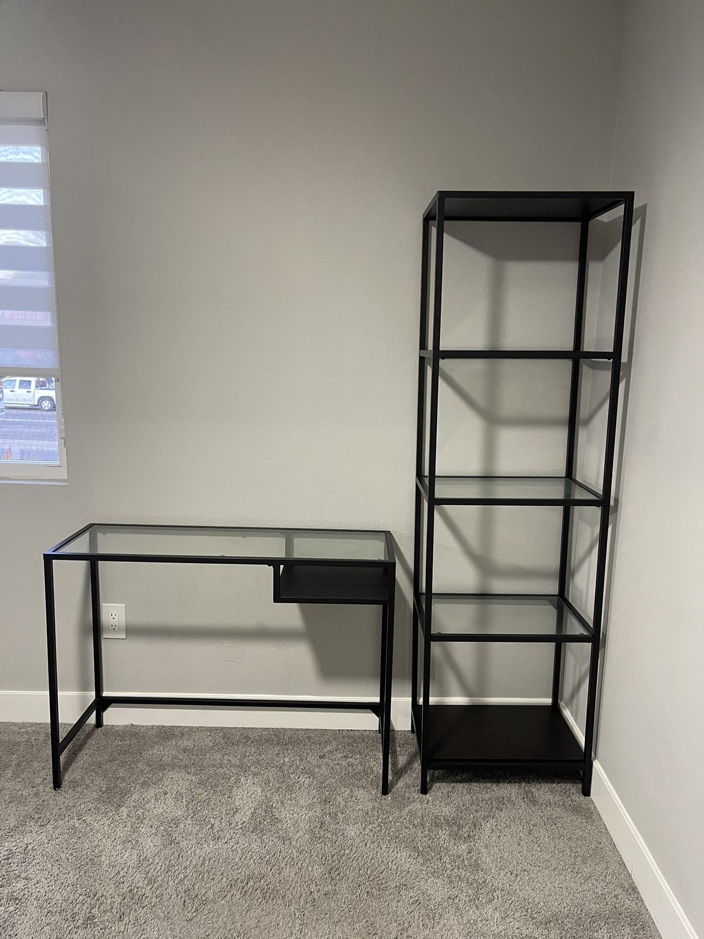 Ikea Desk And Shelf