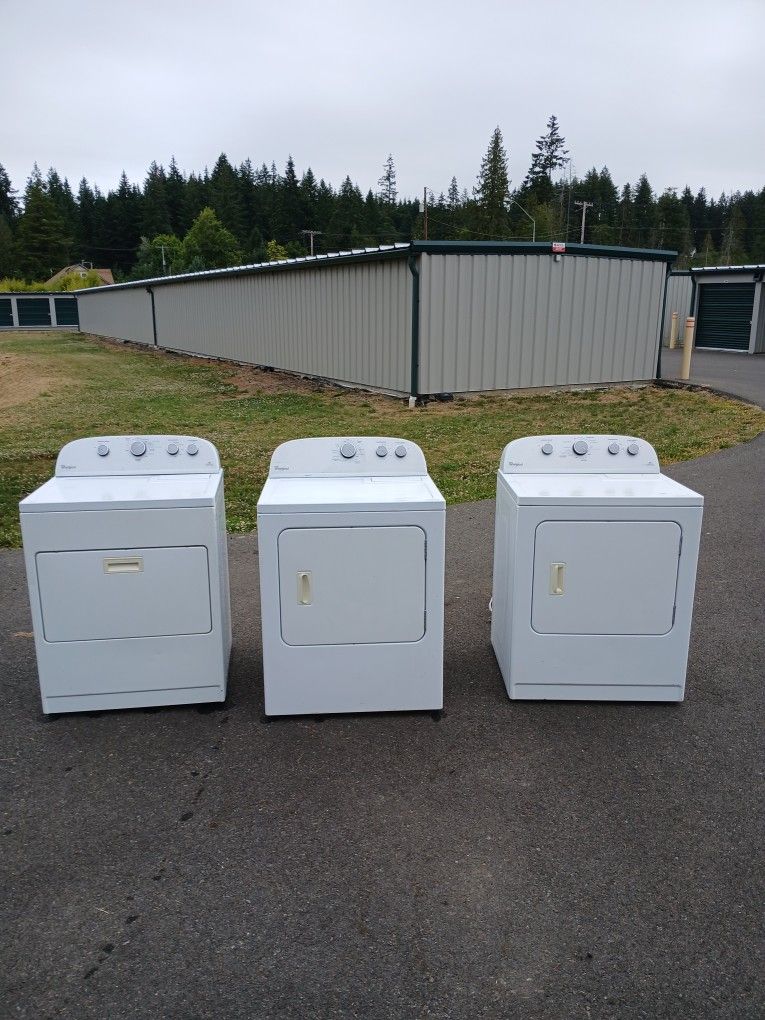 Take Your Pick I Have Three Electric Super Capacity Dryers For Sale Delivery Available 90 Day Written Warranty