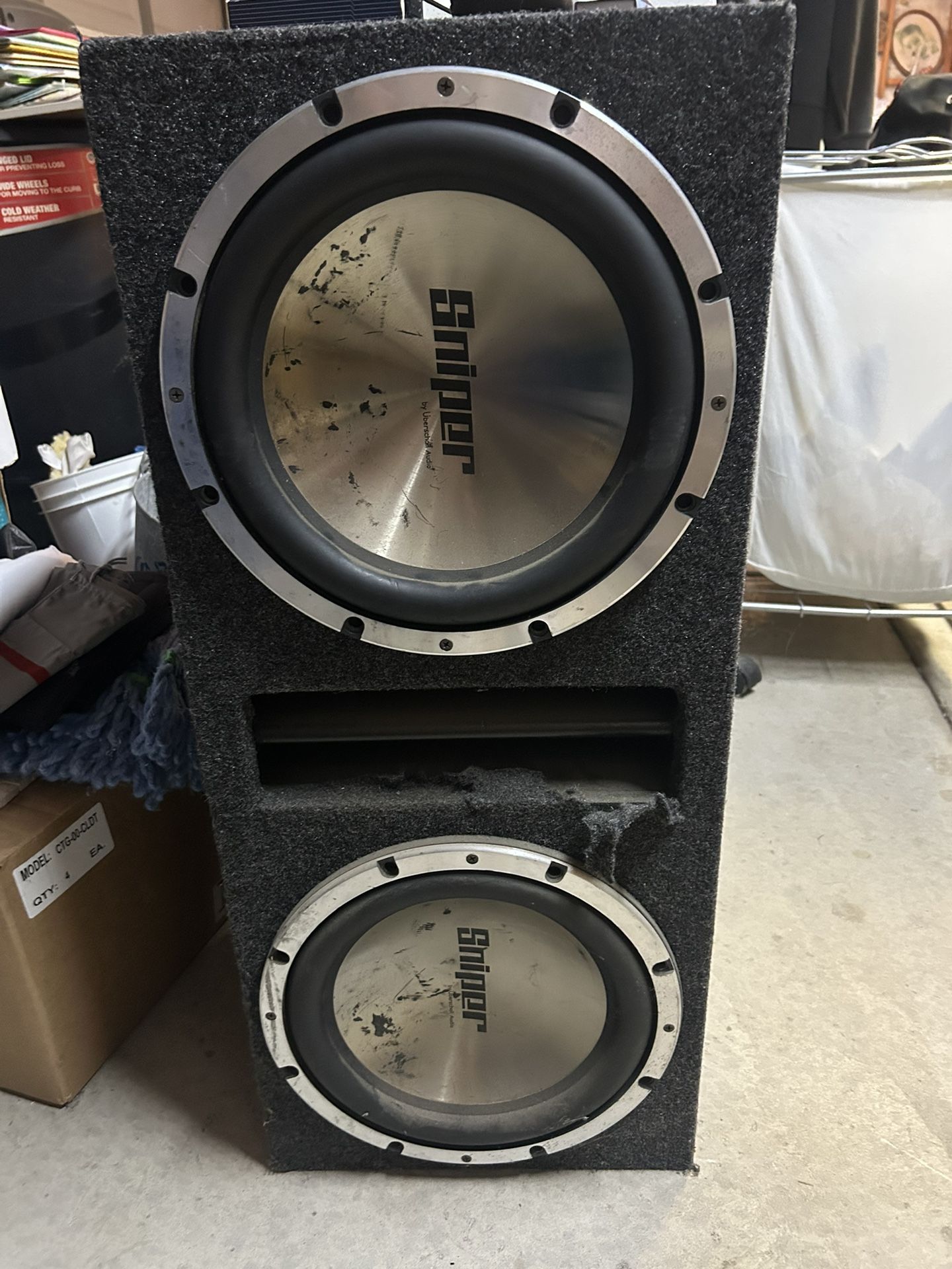 Two 12” Subs