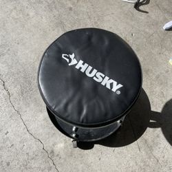 Husky pneumatic shop stool