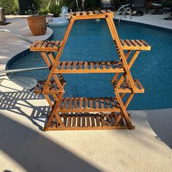 Wooden tier Plant Stand