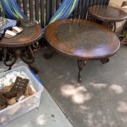 Matching set coffee table, and end tables
