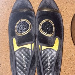 Black And Gold Dress Up Shoes Size 13 Mens( only Wear Once) $80