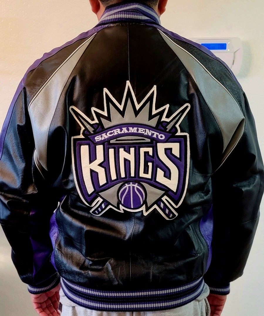58 Sports Sacramento King's Leather Jacket 