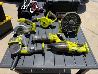 Ryobi one+ tool set