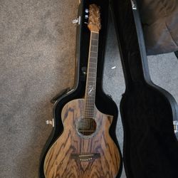 Ibanez Acoustic Zebrawood
