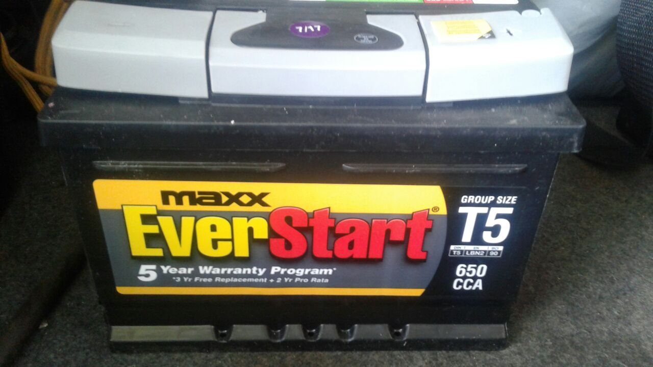 BRAND NEW EVERSTART T5 battery