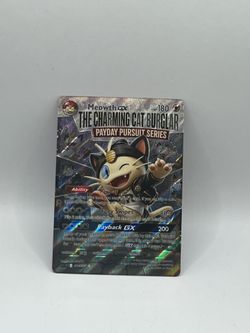 Non TCG Pokemon Meowth Ex Fan Art Card