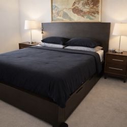 🔥 Modern Queen Storage Bed – Solid Wood w/ Drawers (Living Spaces $1,200+)