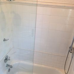 FREE. Plate Glass Shower Panel U