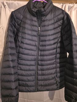 Black Lightweight Quilted Puffer Jacket