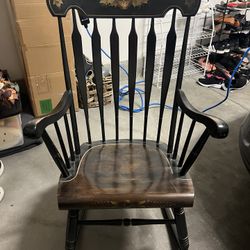 Vintage Style Wooden Rocking Chair