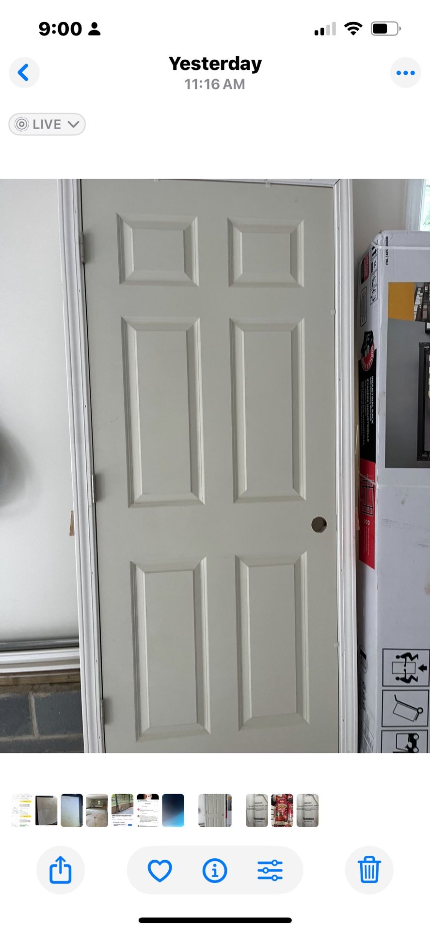 Brand New Interior 6 Panel Steel Door
