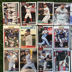 Rangers baseball cards