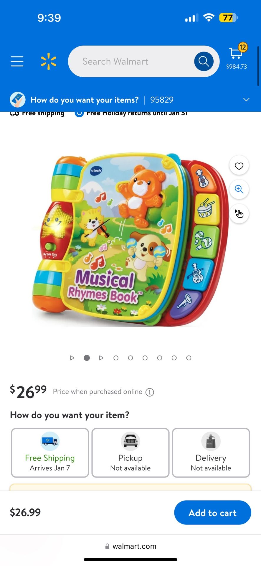 Vtech Musical Rhyme Book