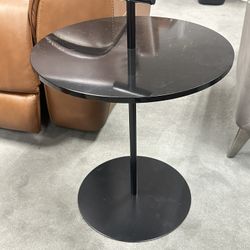Black Side Table With Handle