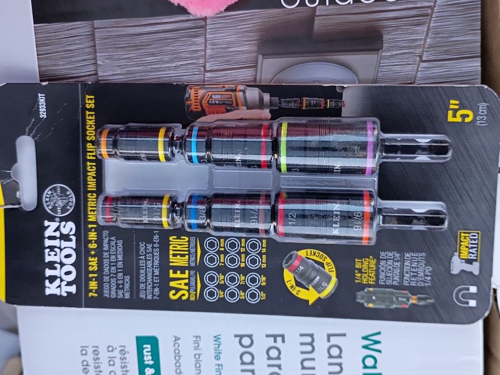 Klein Tools Standard And Metric Flip Socket Set