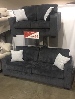 2Pc Sofa and Loveseat Set Sale