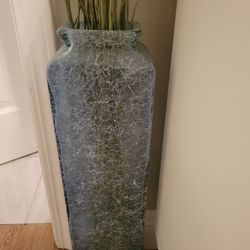 Blue Glass Vase