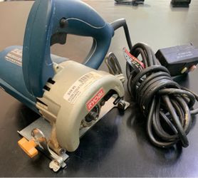 Ryobi Wet/Dry 4” Masonry Saw, Takes Continuous Rim Diamond Wheel Only