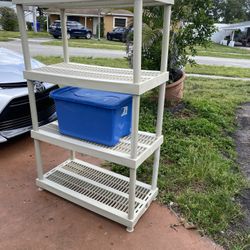 4 Tier Shelf Organizer For Garage, Storage L, Laundry….