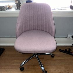 Pink Adjustable Desk Chair