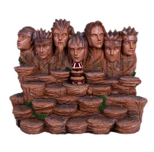 Naruto anime hokage mountain resin statue