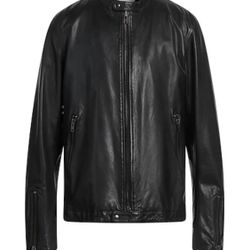 NEW Men’s Lightweight Leather Riding Jacket, Size L