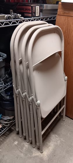 4 Metal Chairs