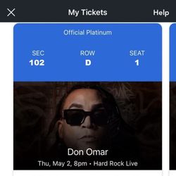 Don Omar    Back To Reggaeton Tour Thursday May 2nd 