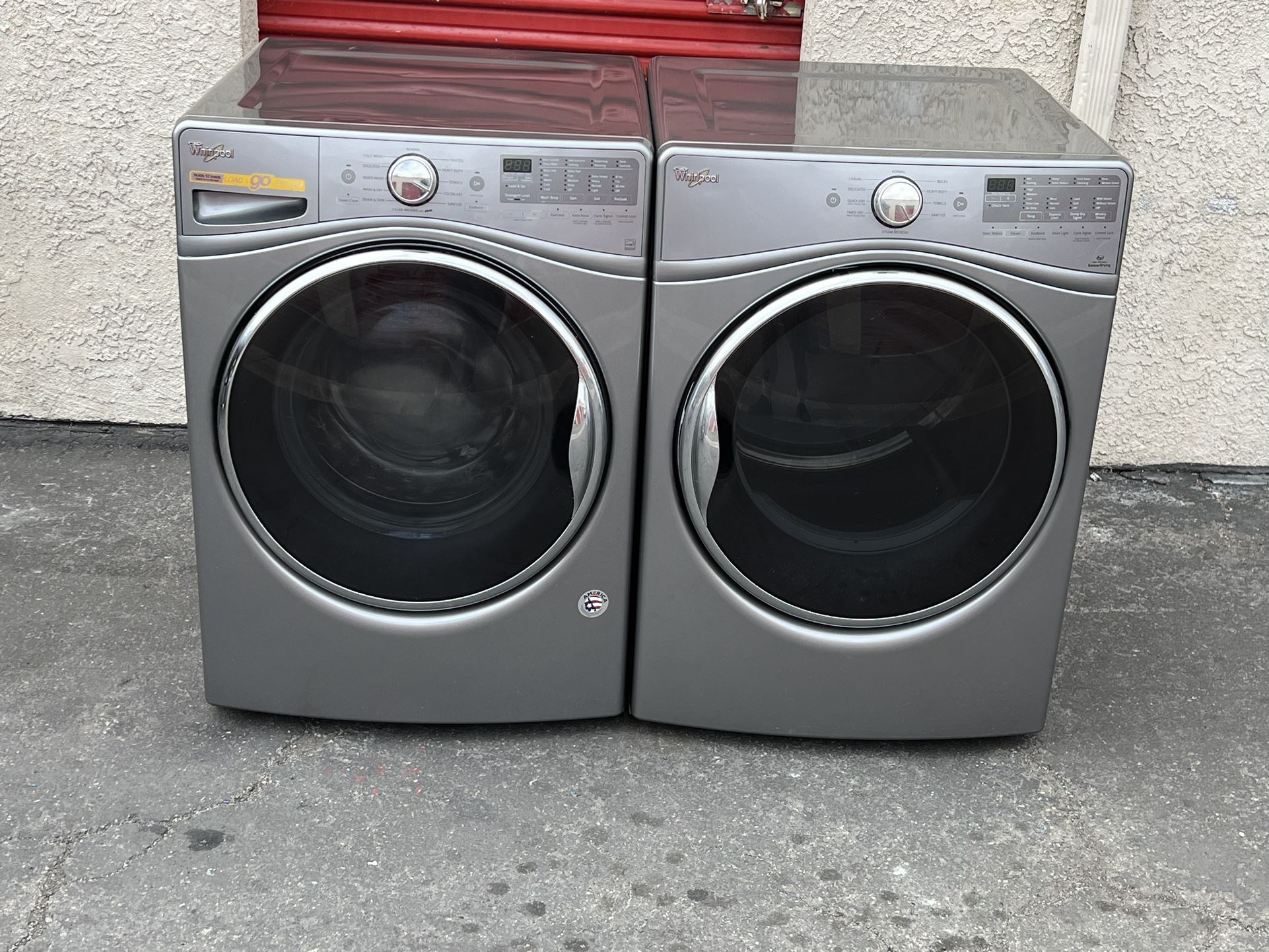 Whirlpool Set Washer And Dryer Electric 