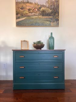 Refurbished wood dresser