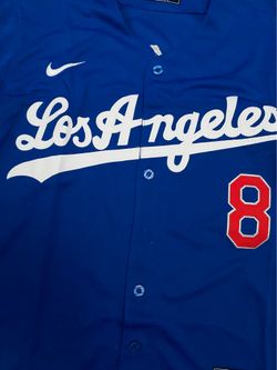 Dodgers Kike Hernandez Road Blue Jersey