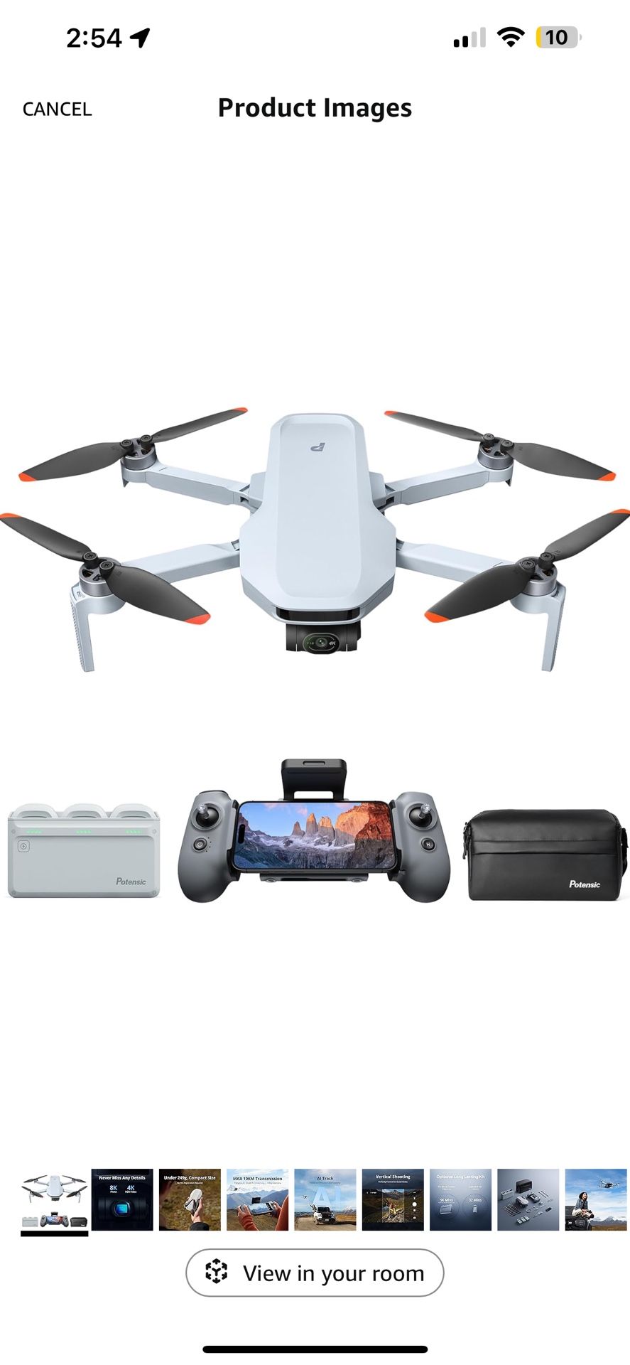 Potensic ATOM 2 Drone with Camera for Adults 4K Video, 8K Photo