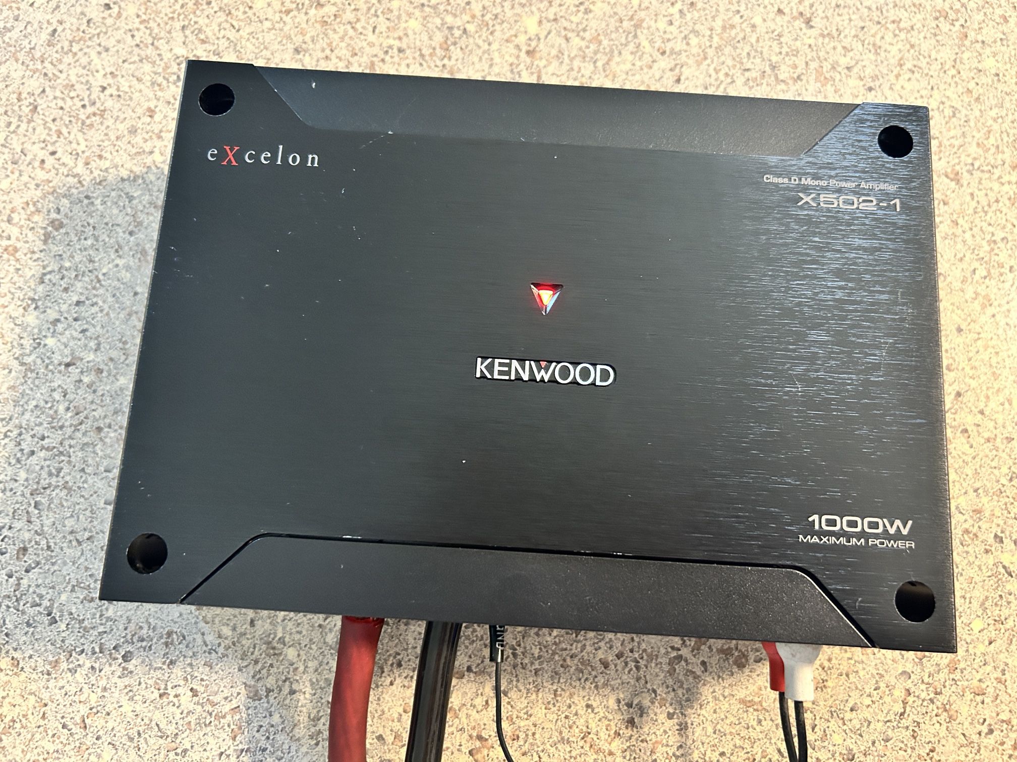 Amp Kenwood Excelon X series Class D Amplifier 1channel Monoblock 1000watts Max Peak Power for bass only Compact Amplifier